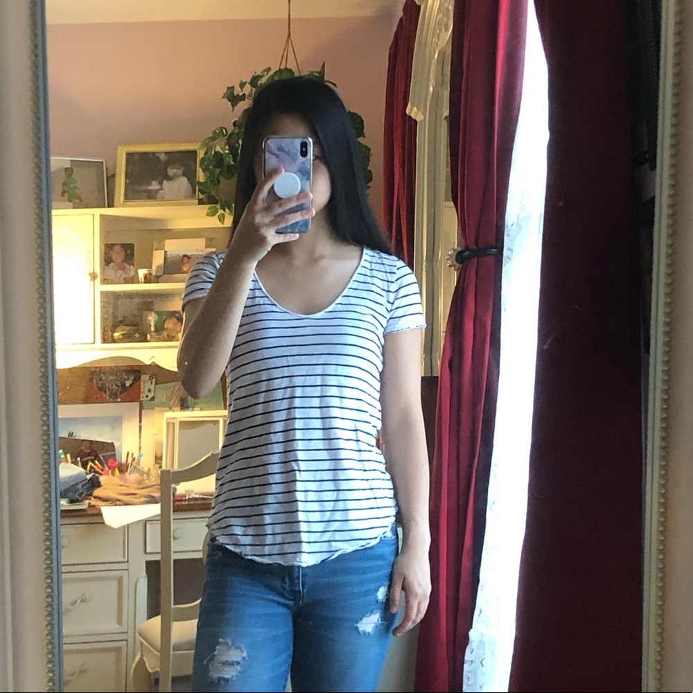 Abercrombie & Fitch basic striped tee